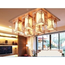 Un éclairage d'ambiance de plafond en fer de style chinois
