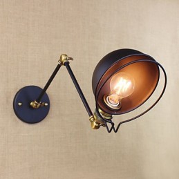 Appliques murales, lampes pivotantes, lampes de lecture, style mini, style rustique, style lodge, métal