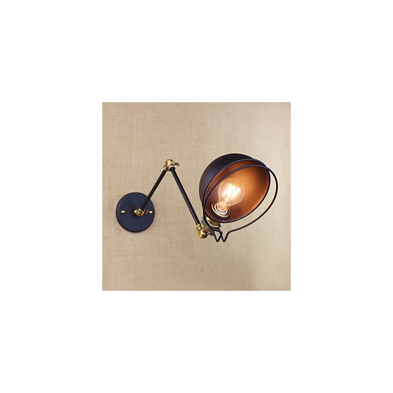 Appliques murales, lampes pivotantes, lampes de lecture, style mini, style rustique, style lodge, métal