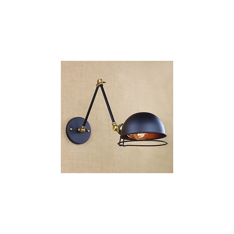 Appliques murales, lampes pivotantes, lampes de lecture, style mini, style rustique, style lodge, métal