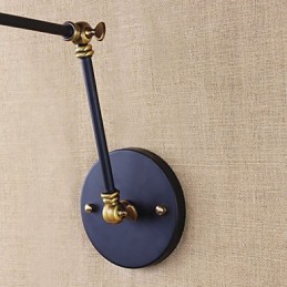 Appliques murales, lampes pivotantes, lampes de lecture, style mini, style rustique, style lodge, métal