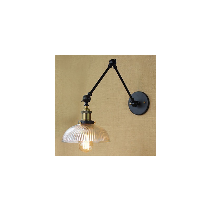 Appliques murales, lampes pivotantes, lampes de lecture, style mini, style rustique, style lodge, métal