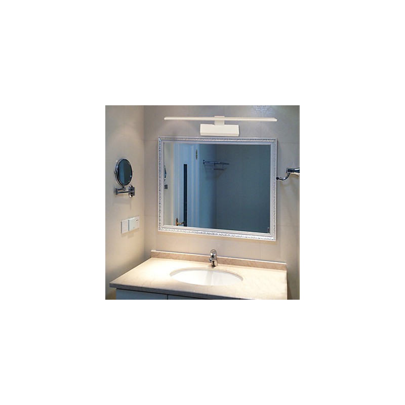Éclairage de salle de bain moderne contemporain en métal