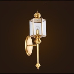 Lampe de jardin entièrement en cuivre, lampe d'extérieur étanche B