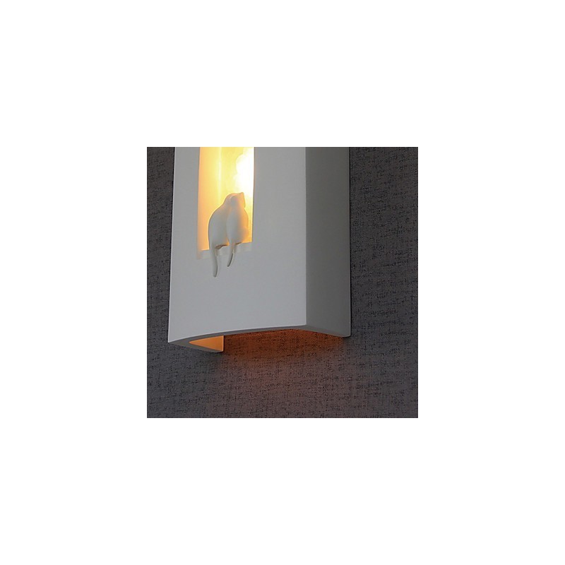 Applique murale blanche moderne et tendance, lampe de chevet, miroir, lampe de chambre à coucher