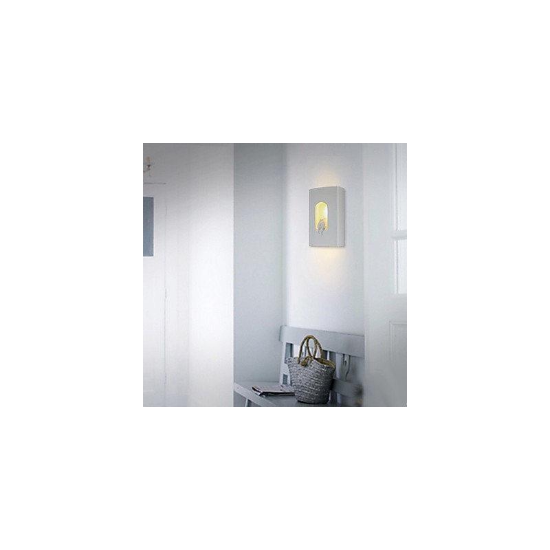 Applique murale blanche moderne et tendance, lampe de chevet, miroir, lampe de chambre à coucher