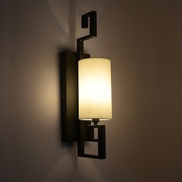 Lampe murale en tissu blanc de style américain moderne et antique pour salon, chambre à coucher, chambre d'hôtel