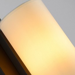 Lampe murale en tissu blanc de style américain moderne et antique pour salon, chambre à coucher, chambre d'hôtel