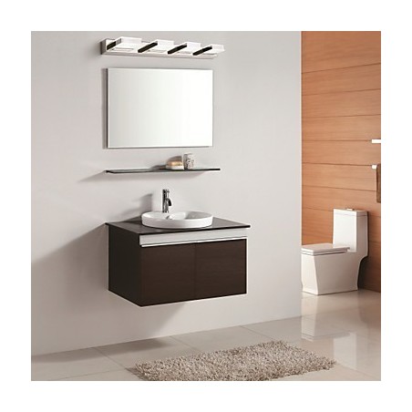 Lampe miroir carrée en acier inoxydable et acrylique Lampe miroir carrée en acier inoxydable et acrylique