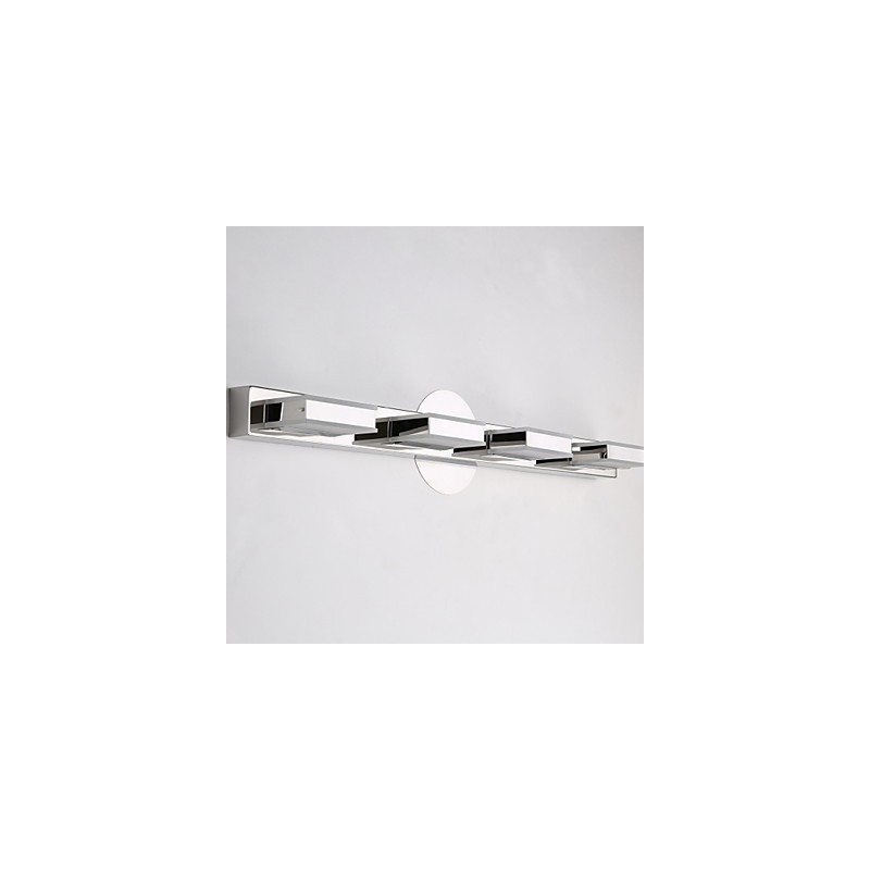 Lampe miroir carrée en acier inoxydable et acrylique