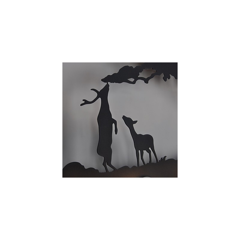 Applique murale rétro en fer à 4 lumières de style loft pastoral américain pour chambre à coucher