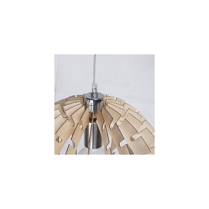 Lustre en bois vintage Others