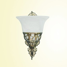 Appliques murales européennes en métal plaqué bronze, éclairage avec lampe de chevet, de salon, de balcon, miroir avant