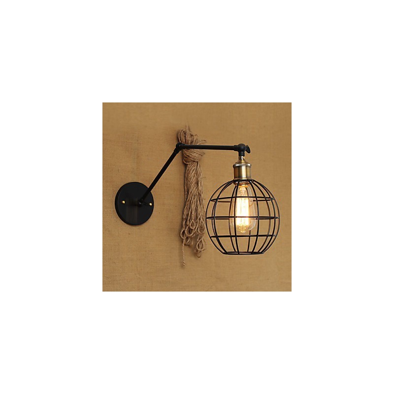 Appliques murales, lampes pivotantes, lampes de lecture, style mini, style rustique, style lodge, métal