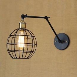 Appliques murales, lampes pivotantes, lampes de lecture, style mini, style rustique, style lodge, métal