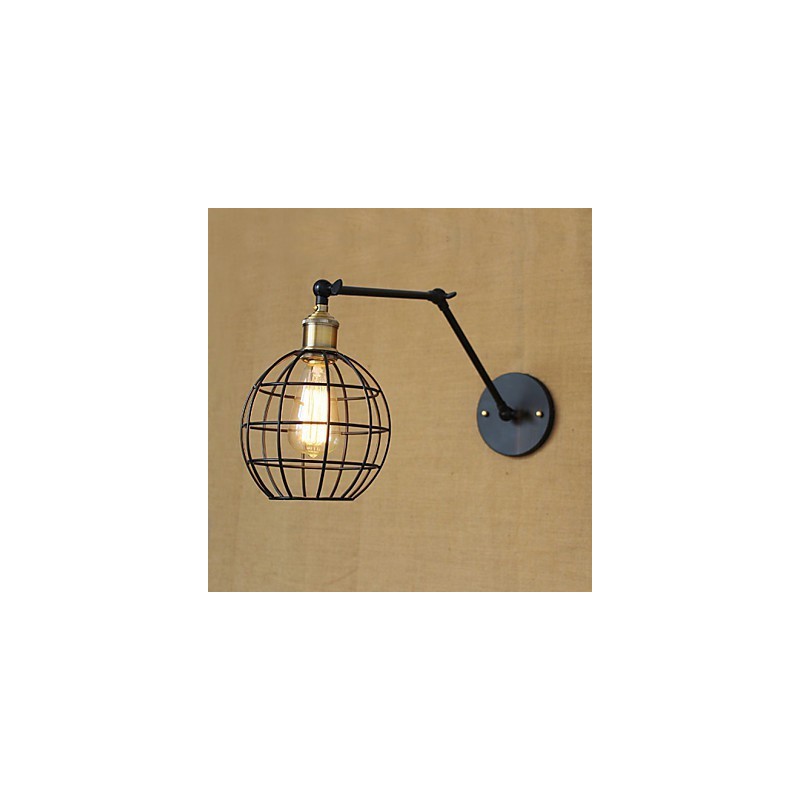 Appliques murales, lampes pivotantes, lampes de lecture, style mini, style rustique, style lodge, métal