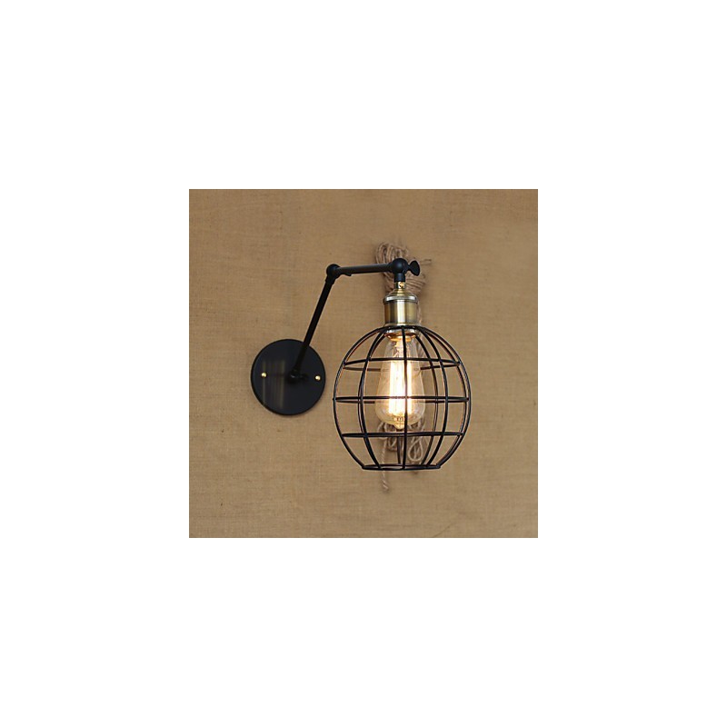 Appliques murales, lampes pivotantes, lampes de lecture, style mini, style rustique, style lodge, métal