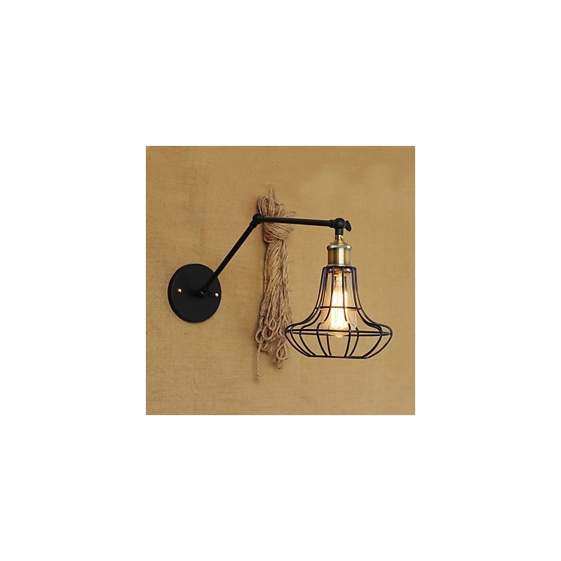Appliques murales, lampes pivotantes, lampes de lecture, style mini, style rustique, style lodge, métal