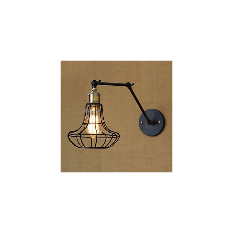 Appliques murales, lampes pivotantes, lampes de lecture, style mini, style rustique, style lodge, métal