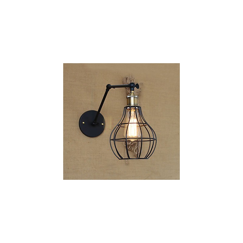 Appliques murales, lampes pivotantes, lampes de lecture, style mini, style rustique, style lodge, métal