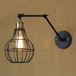 Appliques murales, lampes pivotantes, lampes de lecture, style mini, style rustique, style lodge, métal