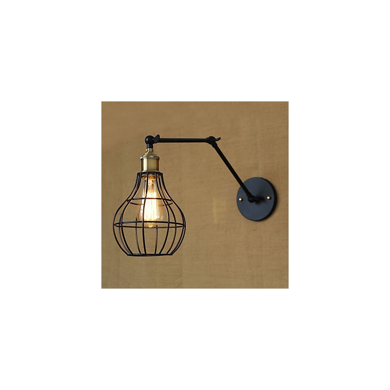 Appliques murales, lampes pivotantes, lampes de lecture, style mini, style rustique, style lodge, métal