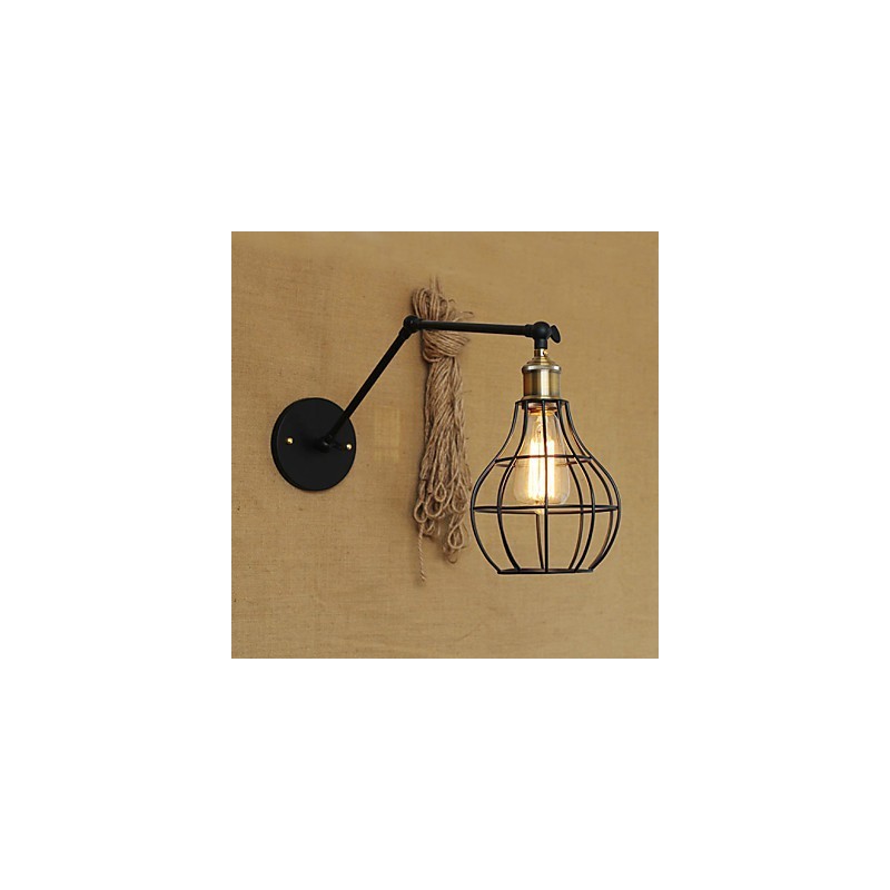 Appliques murales, lampes pivotantes, lampes de lecture, style mini, style rustique, style lodge, métal
