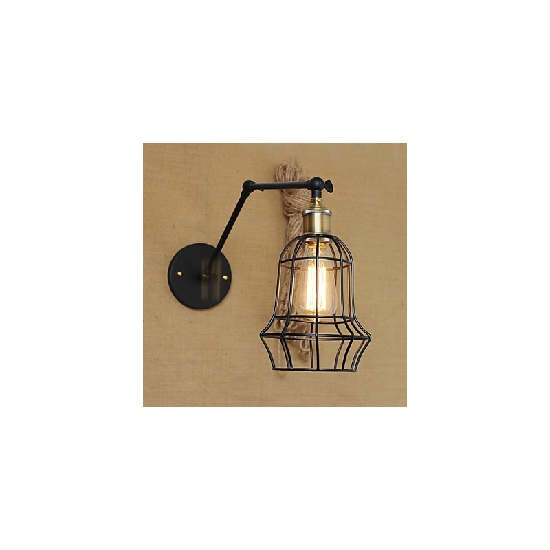 Appliques murales, lampes pivotantes, lampes de lecture, style mini, style rustique, style lodge, métal