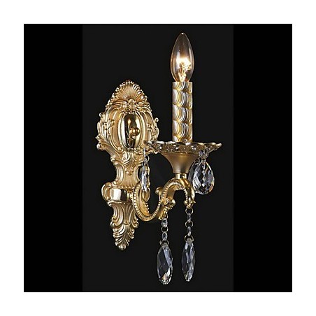 Applique murale luxueuse en cristal avec ampoule bougie Applique murale luxueuse en cristal avec ampoule bougie
