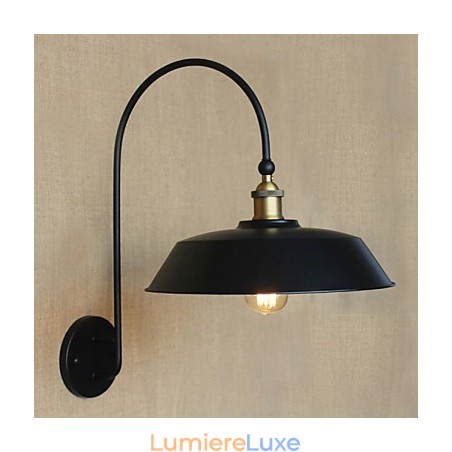 Lampe de décoration de chambre ronde industrielle en fer, style rétro américain, luminaire décoratif d'intérieur, idéal pour un salon, un balcon, un couloir ou des escaliers Lampe de décoration de chambre ronde industrielle en fer, style rétro américain, luminaire décoratif d'intérieur, idéal pour un salon, un balcon, un couloir ou des escaliers