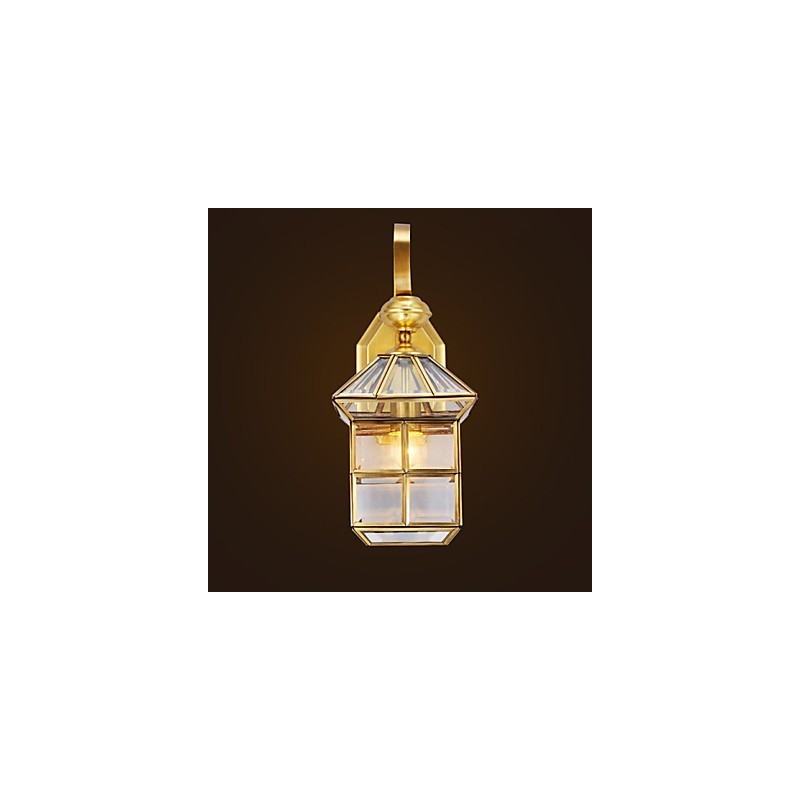 Lampe d'extérieur Lampe de jardin Lampe d'extérieur Lampe entièrement en cuivre B