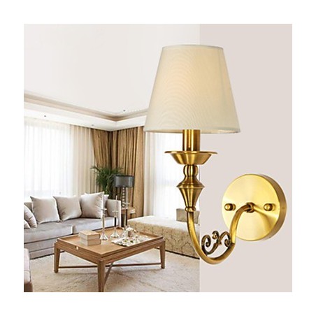 Appliques murales classiques pour chambre à coucher, applique murale simple en métal pour salon, bar, café, couloir, balcon Appliques murales classiques pour chambre à coucher, applique murale simple en métal pour salon, bar, café, couloir, balcon