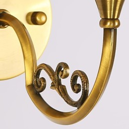 Appliques murales classiques pour chambre à coucher, applique murale simple en métal pour salon, bar, café, couloir, balcon