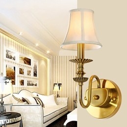 Appliques murales classiques pour chambre à coucher, applique murale simple en métal pour salon, bar, café, couloir, balcon