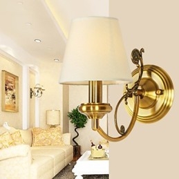 Appliques murales classiques pour chambre à coucher, applique murale simple en métal pour salon, bar, café, couloir, balcon