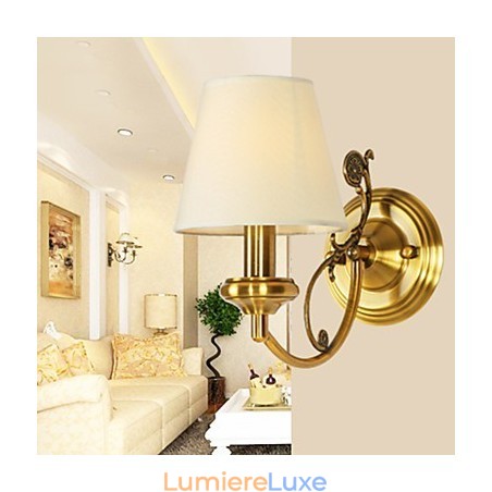Appliques murales classiques pour chambre à coucher, applique murale simple en métal pour salon, bar, café, couloir, balcon Appliques murales classiques pour chambre à coucher, applique murale simple en métal pour salon, bar, café, couloir, balcon