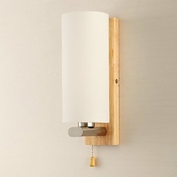 Appliques murales modernes contemporaines en bois et bambou