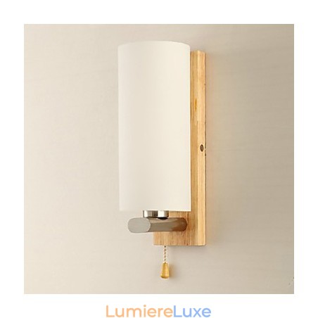 Appliques murales modernes contemporaines en bois et bambou Appliques murales modernes contemporaines en bois et bambou