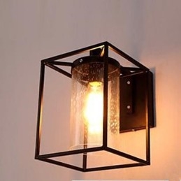 Applique murale en verre à bulles style loft nordique, style country américain et contracté, effet goutte d'eau