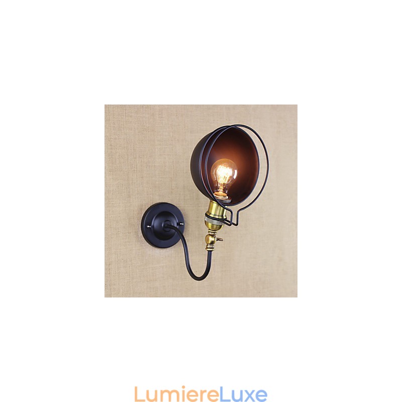 Appliques murales, lampes pivotantes, lampes de lecture, style mini, style rustique, style lodge, métal