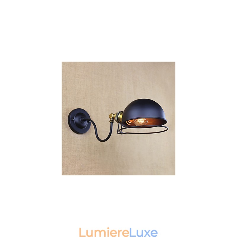 Appliques murales, lampes pivotantes, lampes de lecture, style mini, style rustique, style lodge, métal