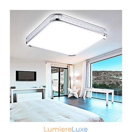 Plafonnier de luxe moderne en acrylique avec lumière réglable, doré ou argenté, au choix Plafonnier de luxe moderne en acrylique avec lumière réglable, doré ou argenté, au choix