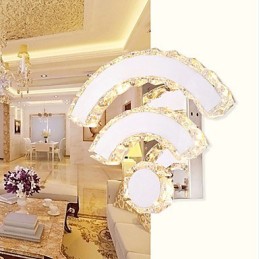 Appliques murales en cristal style mini moderne contemporain en cristal