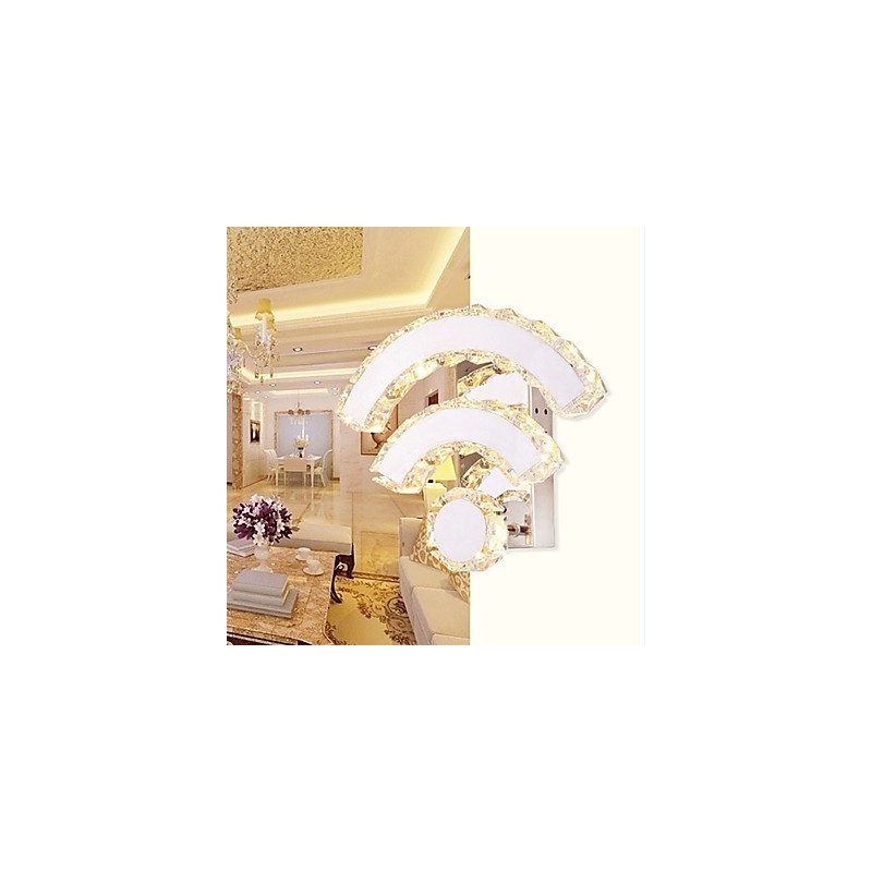Appliques murales en cristal style mini moderne contemporain en cristal