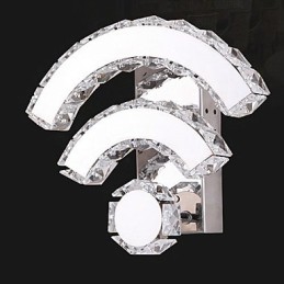 Appliques murales en cristal style mini moderne contemporain en cristal