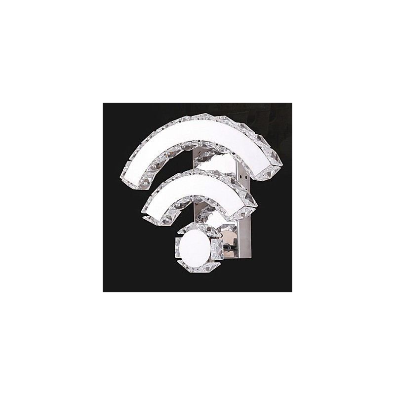 Appliques murales en cristal style mini moderne contemporain en cristal
