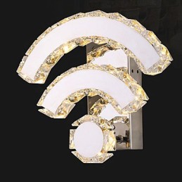 Appliques murales en cristal style mini moderne contemporain en cristal