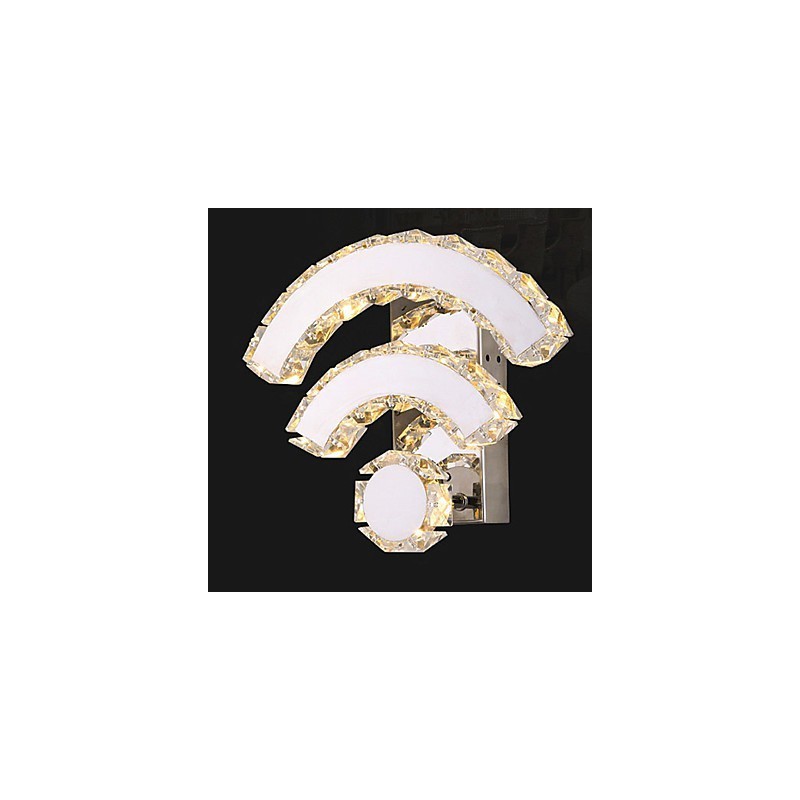 Appliques murales en cristal style mini moderne contemporain en cristal