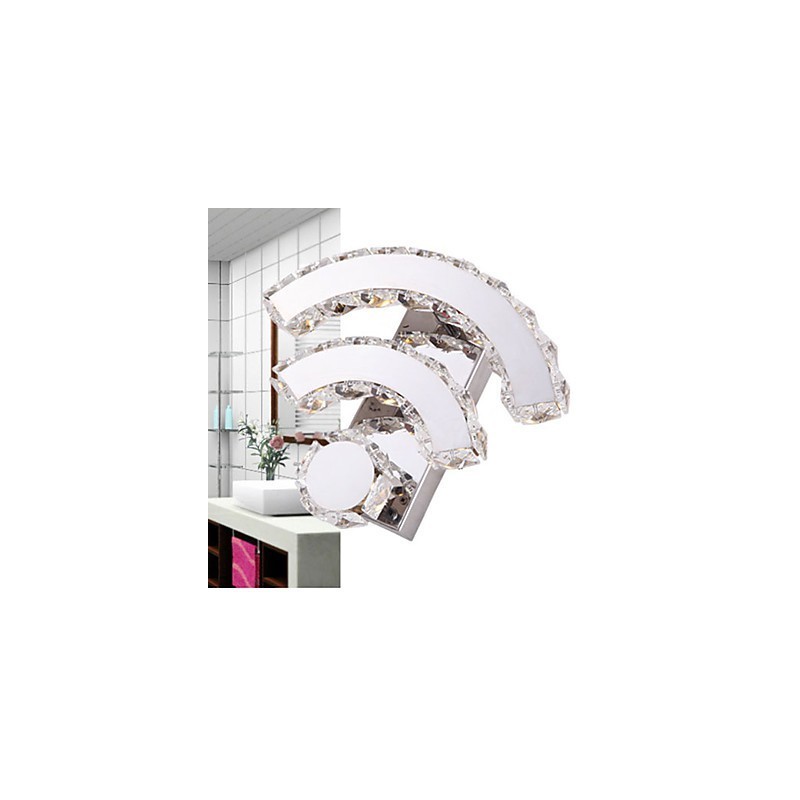 Appliques murales en cristal style mini moderne contemporain en cristal