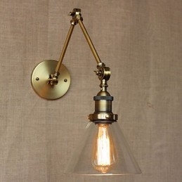 Lampe murale de chambre à coucher moderne en bronze, design exclusif, style rétro vintage, pour hall d'église